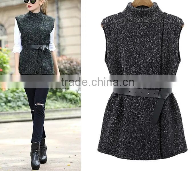 Newest Arrival sleeveless winter women pullover sweater vest