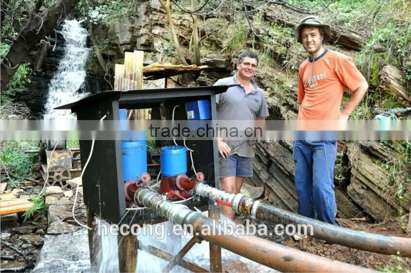 Micro Pelton water turbine