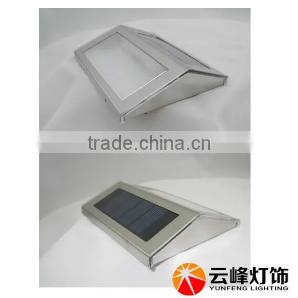 2LED stainless steel solar step light