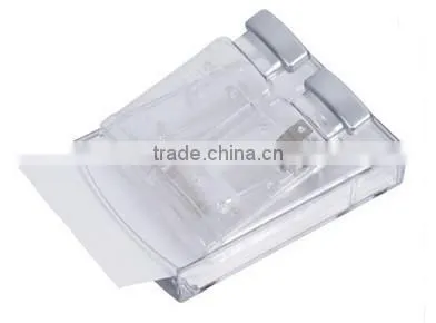 Medical plastic transparent memo pad holder