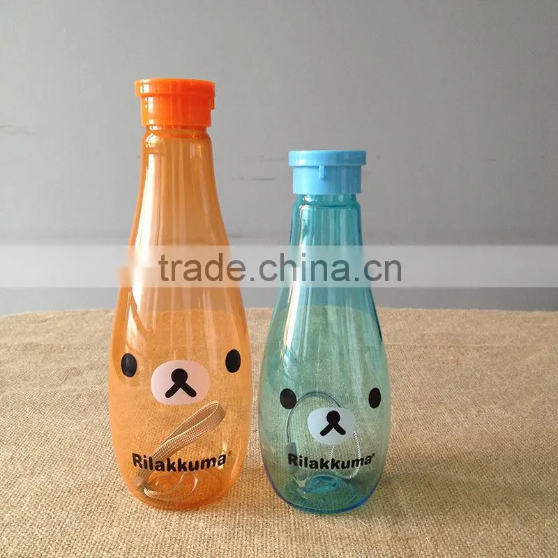 2015 NEW design Plastic drinking water bottle