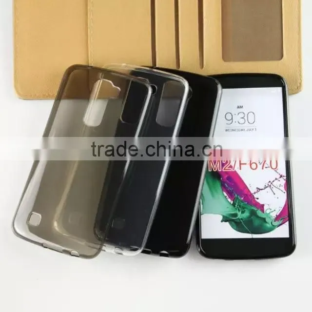 low price china soft tpu case silicone transparent clear crystal phone cover for LG M2 F670 paypal accept