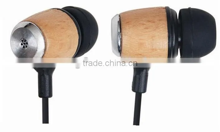 wood earphone for mp3