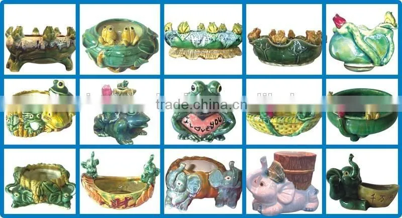 Chinese ceramic flower pot glazed flowerpot planter for garden ornamental decoration