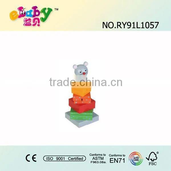Wooden stacking toy