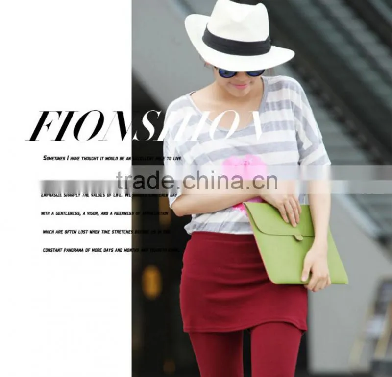 Ultra Slim & Lightweight Laptop Leather Sleeve Bag For Macbook, Carrying Bag Handbag for Macbook