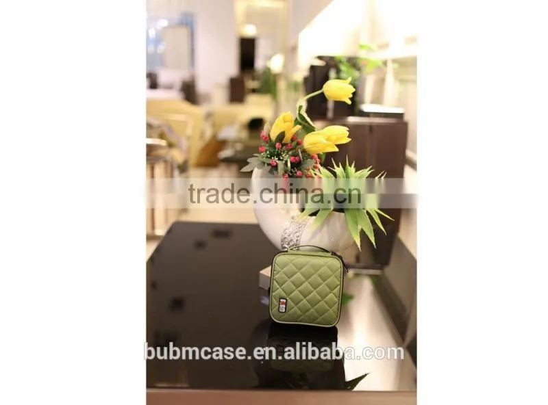 Fashion Green 32 Capacity 230D Space Twill PVC Fabric DVD Case CD Holder personalized cd case dvd case