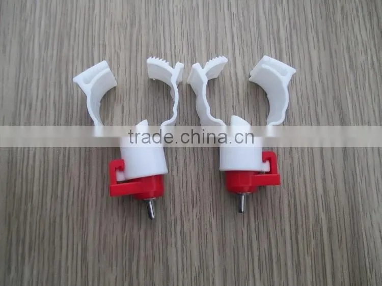 2016 New Type Plastic Poultry Water Nipples For Round Tube PP