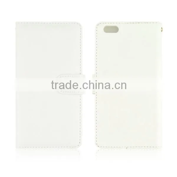 Shenzhen factory leather case for apple iphone 6 plus, flip wallet case for iphone 6 plus,for apple iphone 6 plus case