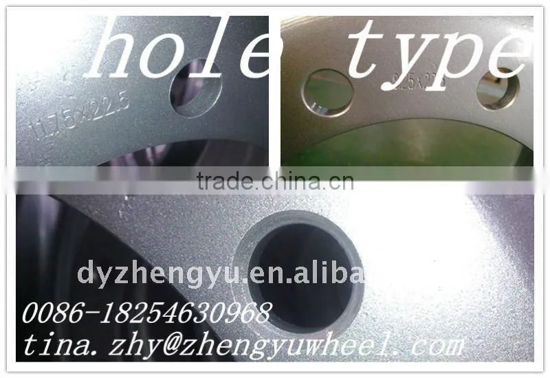 22.5*8.25 tubeless wheel
