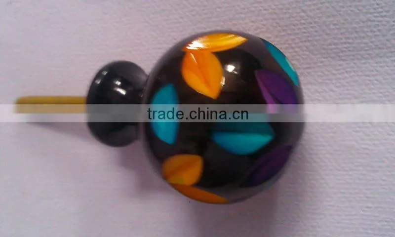 Ceramic Door Knobs/Wholesale Decorative Colorful Knobs/For Kitchen Cabinet,Door,Furniture Handles 03
