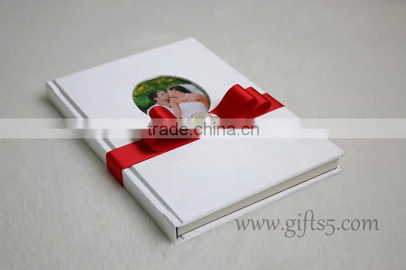 Hardcover custom Wedding Guest Book