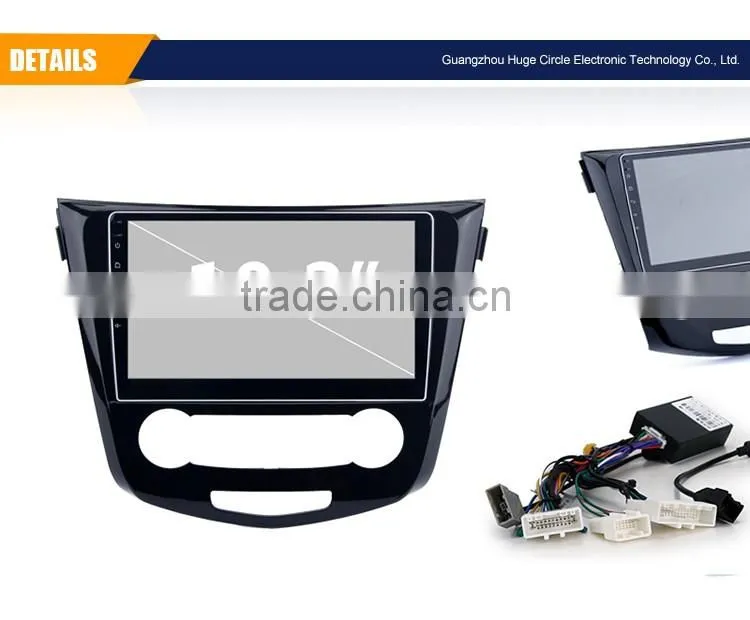 Cheap 10.2 Inch Black screen stereo dvd player with gps for car Nissan Qashqai 2014 2015