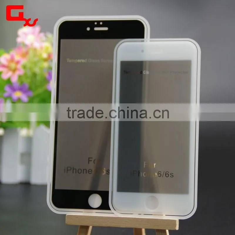 Factory Direct selling 0.3mm 9H Anti-spy Screen Protector for iphone 5/5S