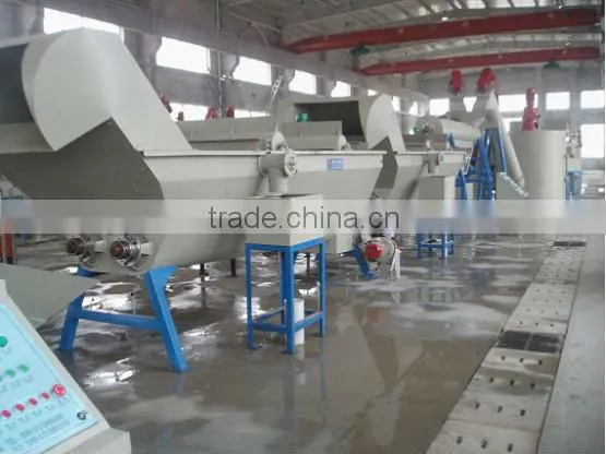 pet flakes hot washer