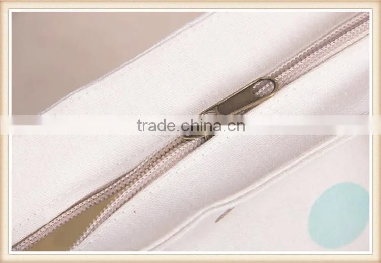 Fashion and fresh cotton linen shopping bag