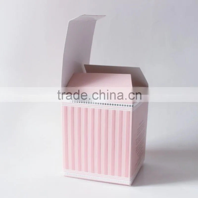 Custom cardboard candle packaging boxes , paper candle box , square candle box