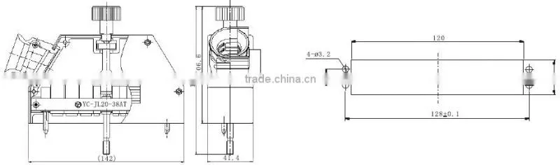 YC09 series rectangular connector for railway
