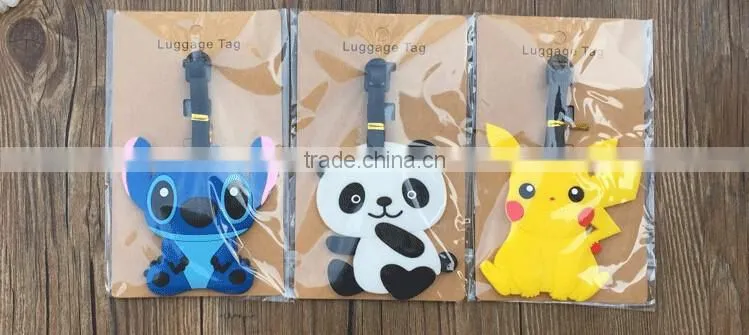 Hot export high quality PVC card luggage tag