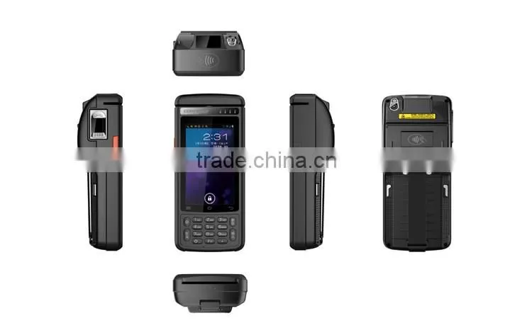 Newest design Android 5.1.1 4G LTE mobile payment restaurant nfc pos terminal