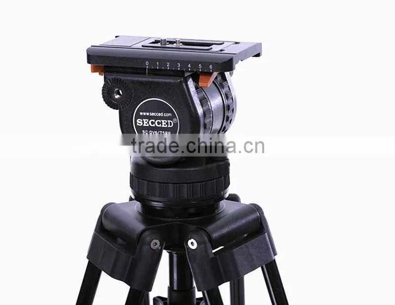 Photography carbon fiber tripod Secced Reach Plus 1 tripod with pan bar and ground spreader