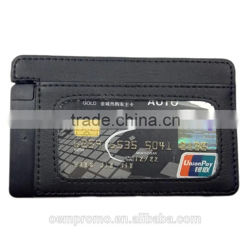 Promotional Hot sale 2200mAh Fashion Wireless phone charger wallet