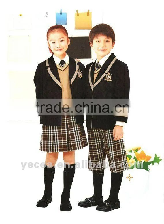 Wholesale kniting kids school uniform