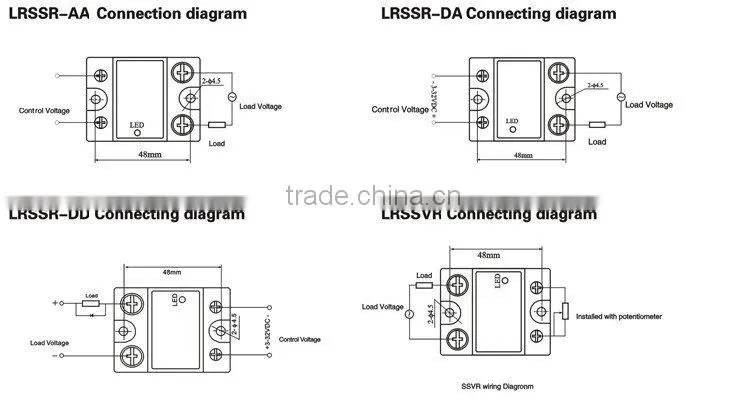 5A SSR/3-32Vdc solid state relay/10a solid state relay