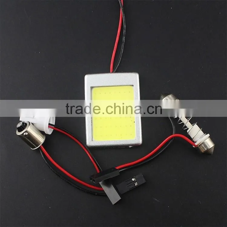 COB 24 SMD festoon T10 car reading lamp