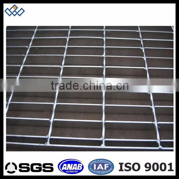 plain galvanized durable i bar type steel grating