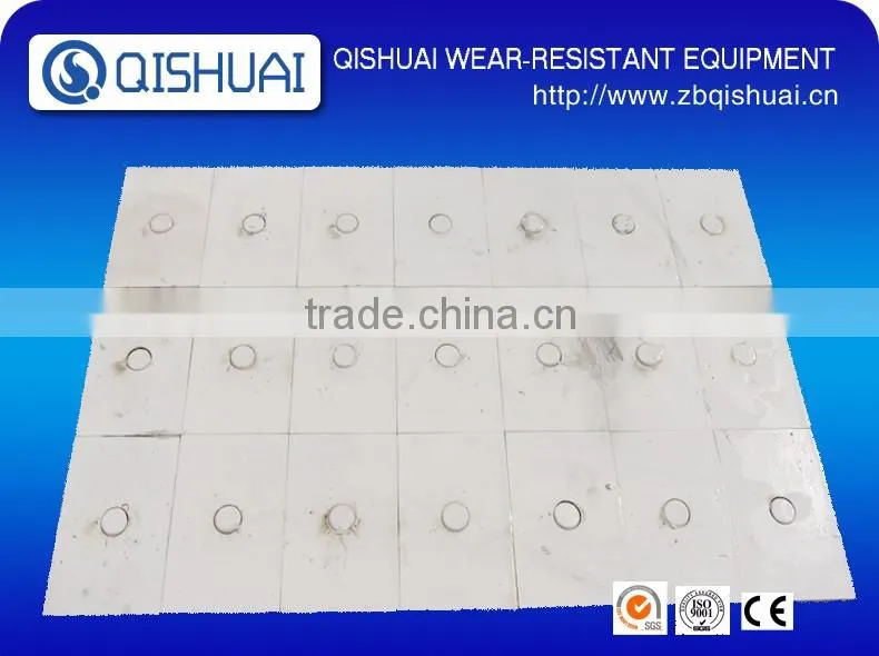 High temperature insulation wear-resistant corrosion-resistant 95% alumina ceramic bearing plate block