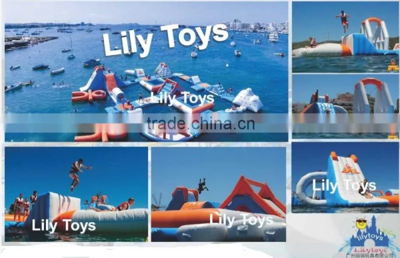 ECO-friendly inflatable water pool slide type toy, indoor pool equipment, inflatable unique water slide