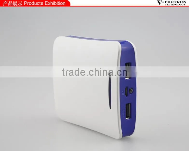dual usb portable power bank 7800mAh