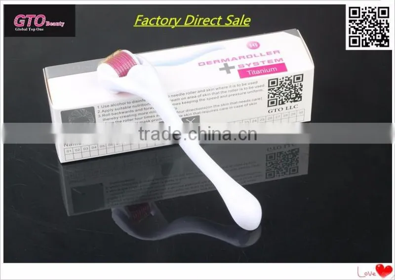 Factory Sale Stainless Steel & Titanium Needle Dermaroller Derma Roller