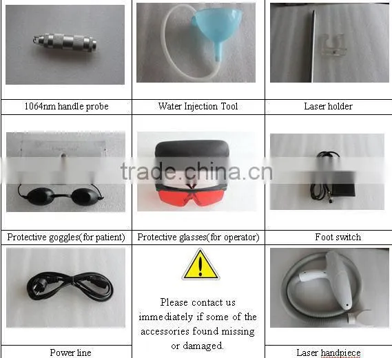 1064nm Long pulse laser machine for hair removal,skin rejuvenation -P003