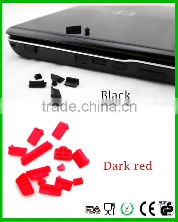 Universal 13 pcs dust plug dust proof plug for computer laptop