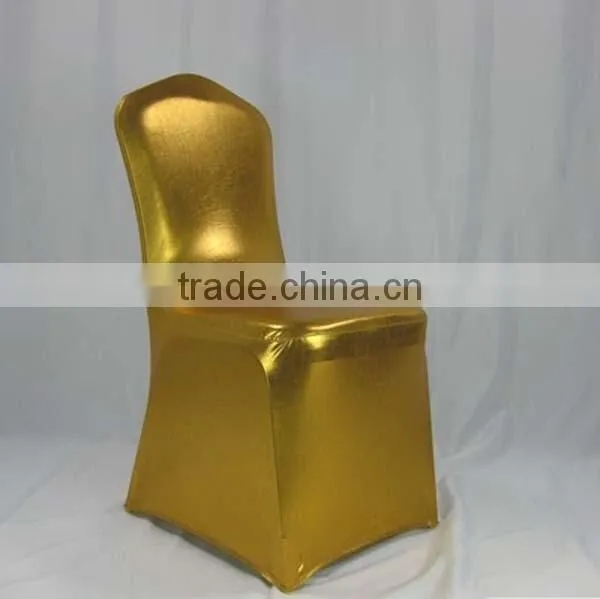 hot sale gold chair cover for hotel and party