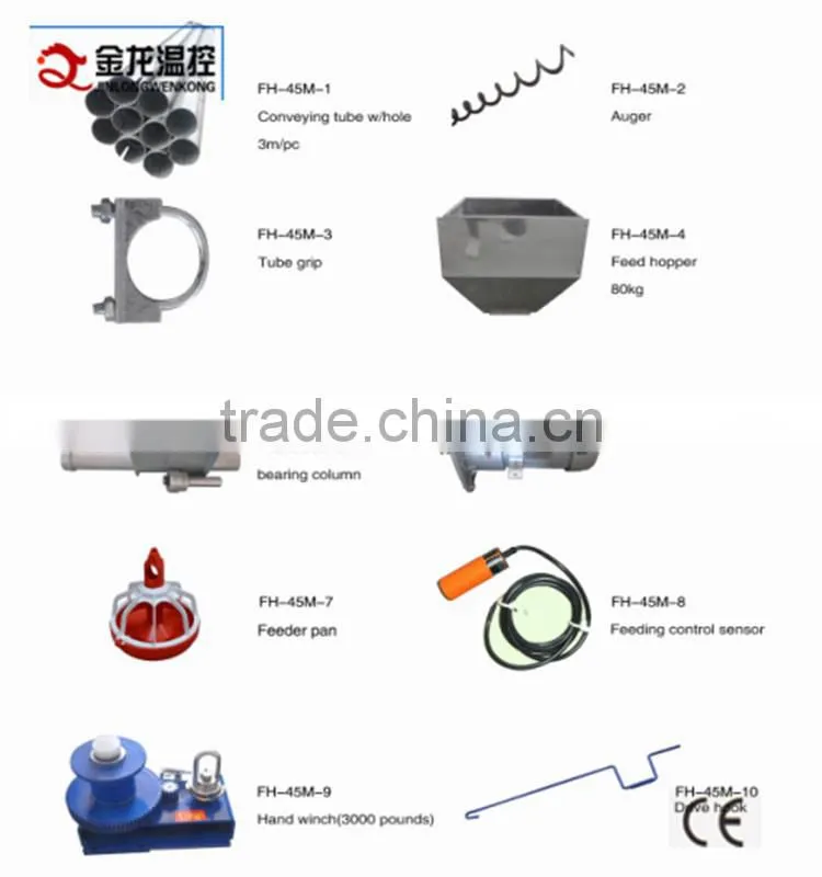 poultry cage chicken feeding system