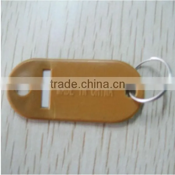 Plastic Hanging key ring label
