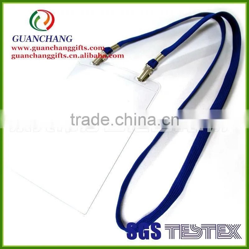 PVC badge holder lanyard,id card holder,document holder