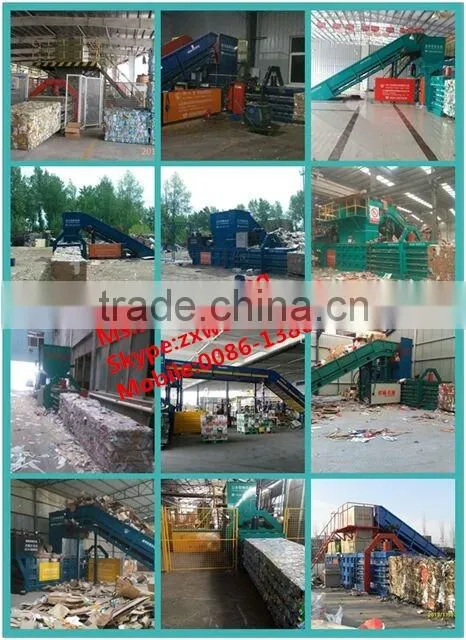 Automatic horizontal hydraulic cardboard compress baler FDY Series