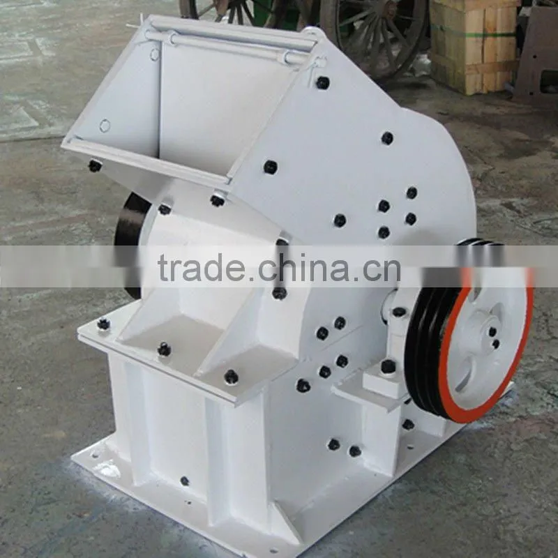 Diesel engine driven 1mm-50mm sea shell crusher