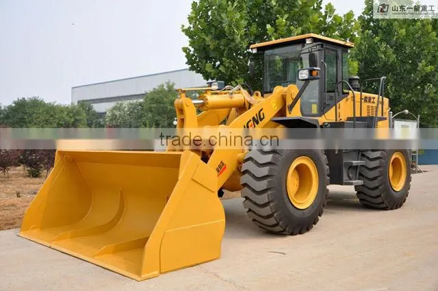 Weichai Steyr diesel Luneng wheel loader with grass grasper /clamp Shan dong YIneng YN956 wheel loader