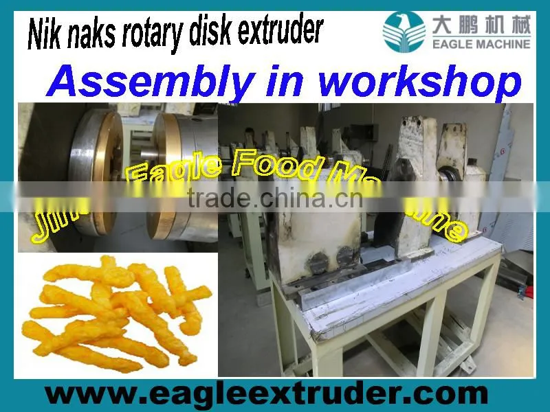 Jinan Eagle nik naks corn cheetos chips kurkure making machine plant