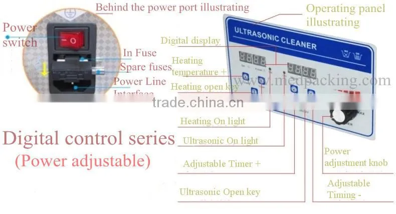 Ultrasonic industrial cleaning equipment JP-080ST