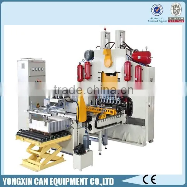 Automatic CNC punch machine for bottom lid making