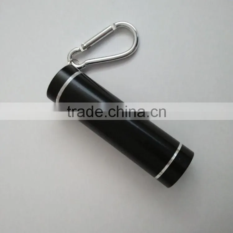 red light AAA battery led flashlight cheap flashlight gift led torch flashlight carabiner flashlight