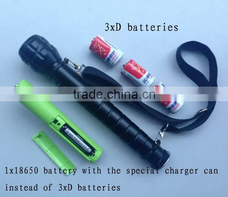 LED torch flashlight zoom flashlight tactical flashlight 3XD batteries flashlight
