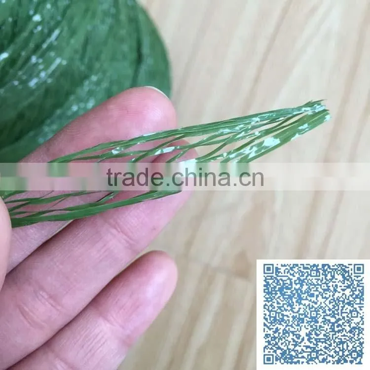 7700Dtex Oliver color PE fibrillated yarn
