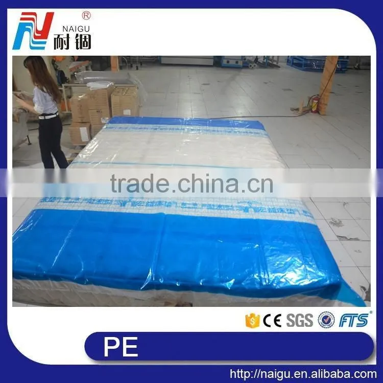 China NaiGu factory mattress packaging soft plastic printed PE bags